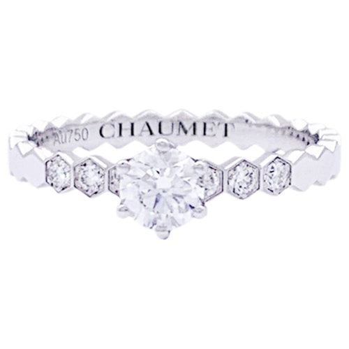 Pre-owned Chaumet Bee My Love White Gold Ring