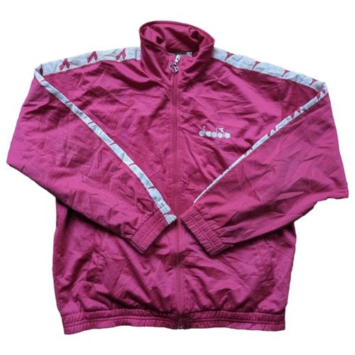 Pre-owned Diadora Short Vest In Pink