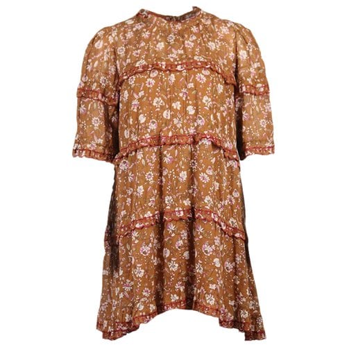 Pre-owned Isabel Marant Mini Dress In Brown