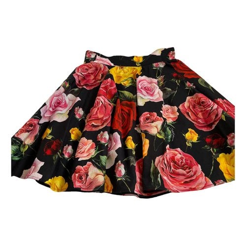 Pre-owned Dolce & Gabbana Mini Skirt In Multicolour