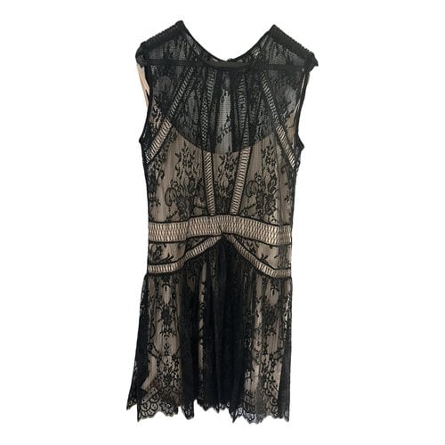 Pre-owned Magali Pascal Lace Dress In Black