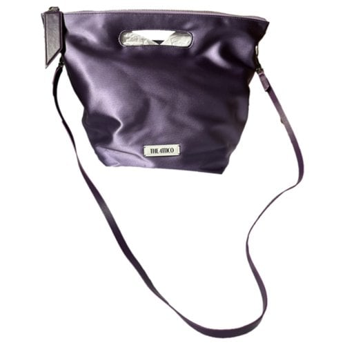 Pre-owned Attico Cloth Handbag In Purple