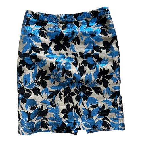 Pre-owned Moschino Mid-length Skirt In Blue
