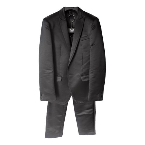 Pre-owned D&g Suit In Black