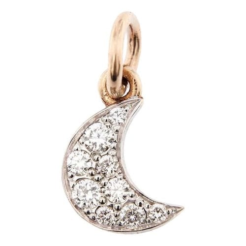 Pre-owned Dodo Lune Pink Gold Pendant