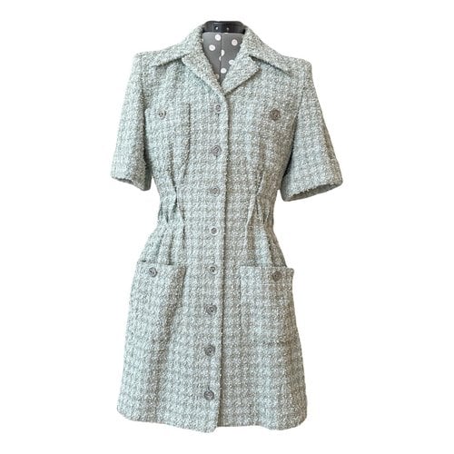 Pre-owned Chanel Mini Dress In Green