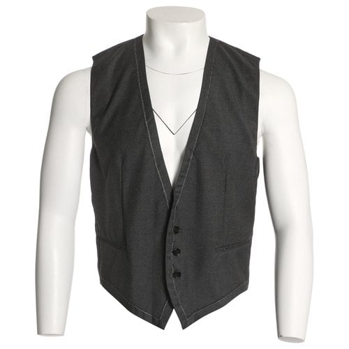 Pre-owned Dior Wool Vest In Grey