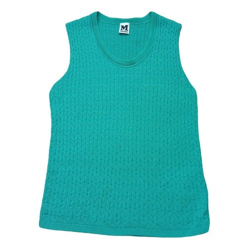 Pre-owned M Missoni Vest In Turquoise