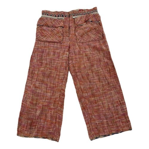 Pre-owned Cacharel Wool Trousers In Multicolour