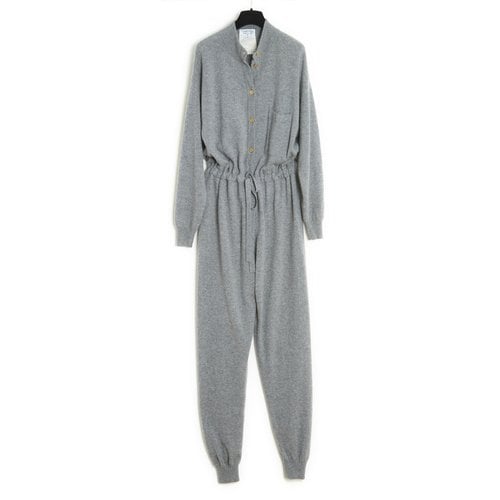 Pre-owned Chanel Cashmere Jumpsuit In Grey