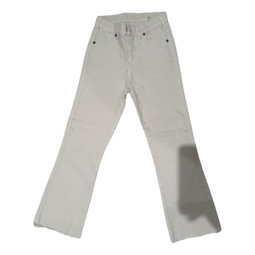 Pre-owned Dr Denim Slim Jeans In White