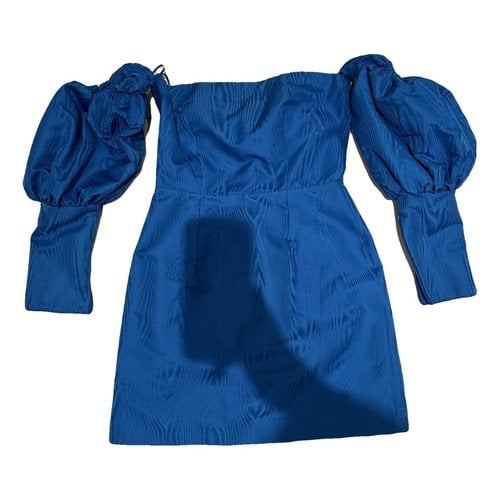 Pre-owned Mvp Wardrobe Mini Dress In Blue