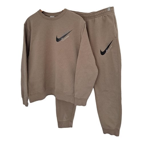 Pre-owned Nike Sweatshirt In Beige