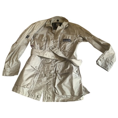 Pre-owned Belstaff Silk Jacket In Silver