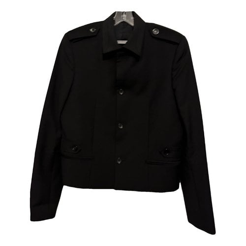 Pre-owned Balenciaga Wool Jacket In Black