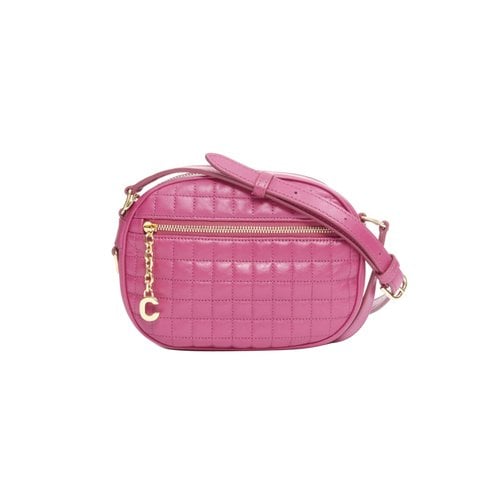 Pre-owned Celine Leather Crossbody Bag In Pink