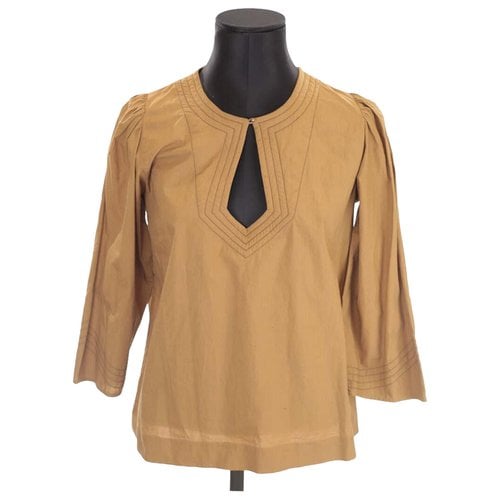 Pre-owned Ba&sh Blouse In Camel