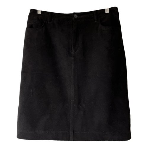 Pre-owned Hugo Boss Mid-length Skirt In Black