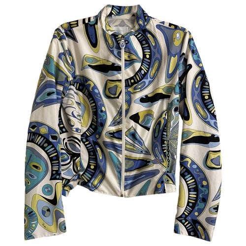 Pre-owned Emilio Pucci Jacket In Blue