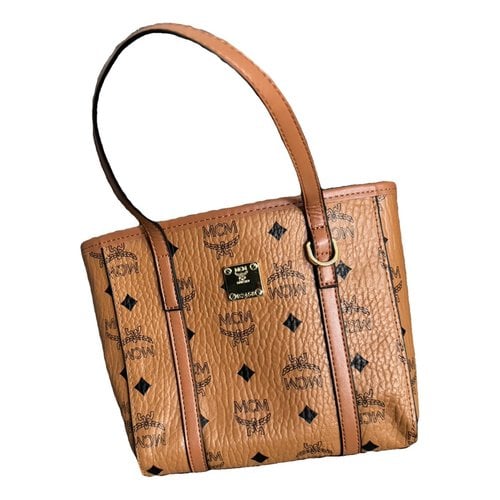 Pre-owned Mcm Leather Purse In Brown