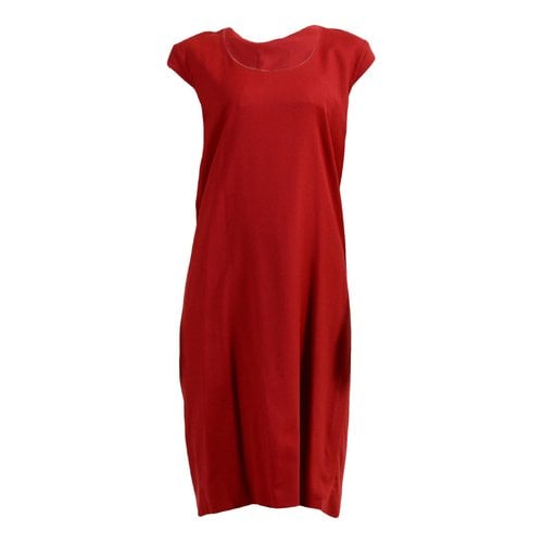 Pre-owned Maison Margiela Wool Mid-length Dress In Other