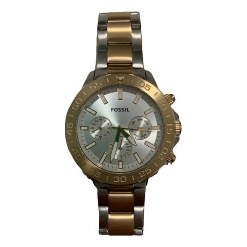 Pre-owned Fossil Watch In Silver