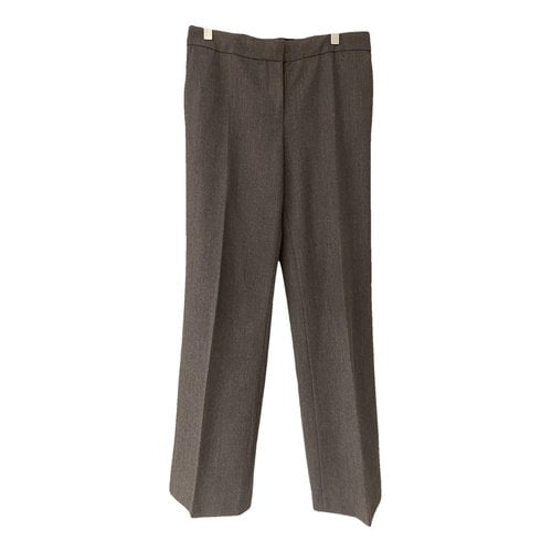 Pre-owned Tara Jarmon Large Pants In Grey