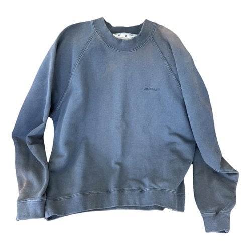 Pre-owned Off-white Sweatshirt In Blue