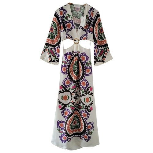 Pre-owned Ba&sh Maxi Dress In White