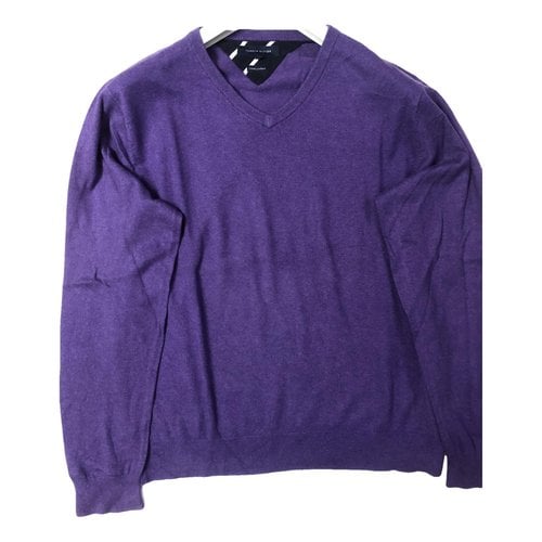Pre-owned Tommy Hilfiger Pull In Purple