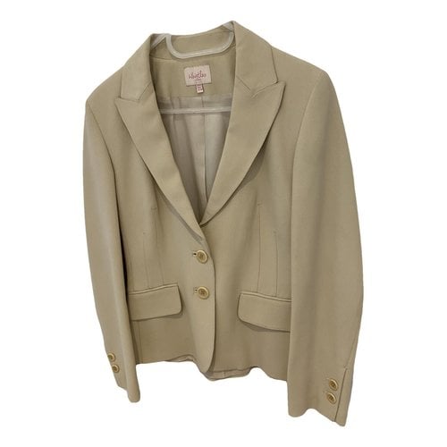 Pre-owned Whistles Blazer In Beige