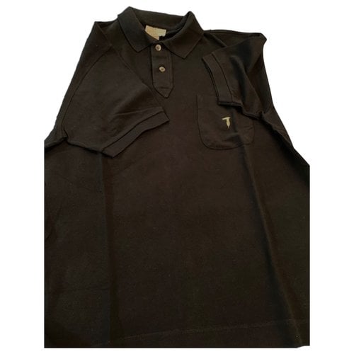 Pre-owned Trussardi Polo Shirt In Black
