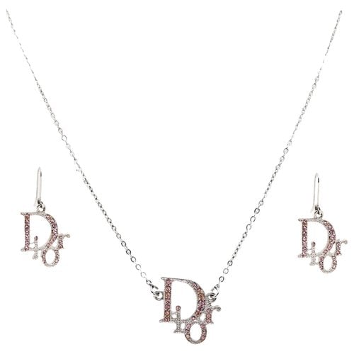 Pre-owned Dior Crystal Jewellery Set In Metallic