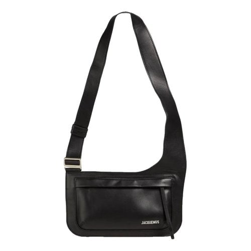 Pre-owned Jacquemus Leather Small Bag In Black