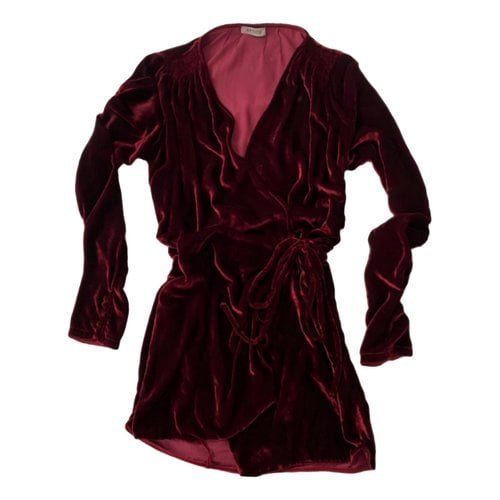 Pre-owned Attico Mid-length Dress In Burgundy