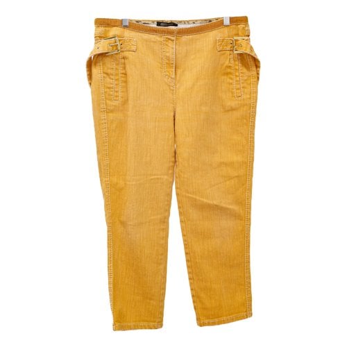 Pre-owned Roberto Cavalli Jeans In Orange