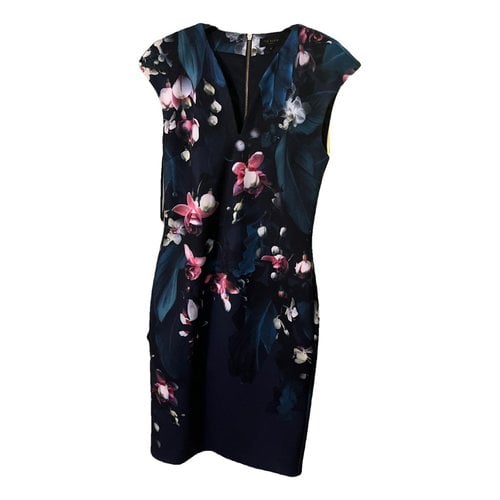 Pre-owned Ted Baker Mid-length Dress In Multicolour