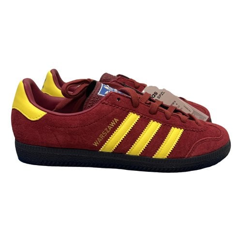 Pre-owned Adidas Originals Trainers In Burgundy