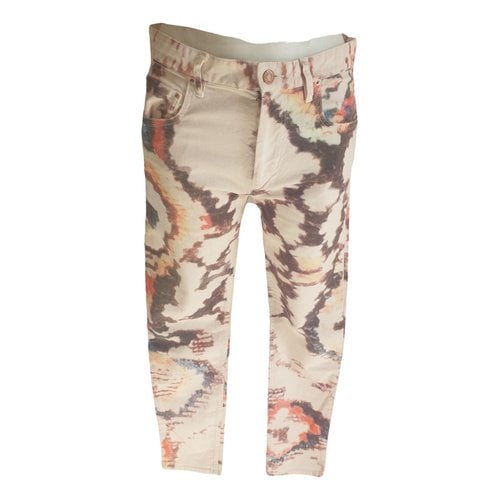 Pre-owned Isabel Marant Étoile Straight Jeans In Multicolour