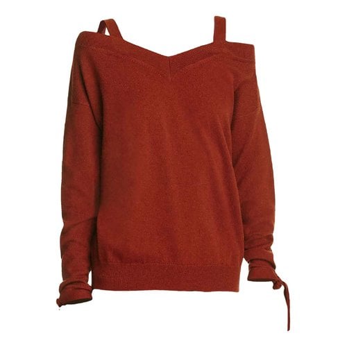 Pre-owned Theory Cashmere Jumper In Brown