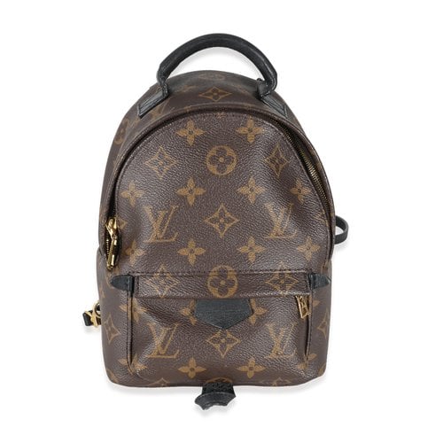 Pre-owned Louis Vuitton Cloth Backpack In Brown