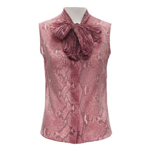 Pre-owned Gucci Blouse In Pink