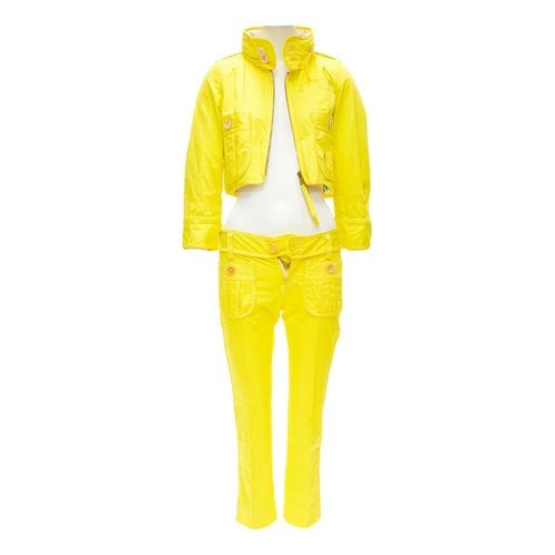 Pre-owned Dsquared2 Jumpsuit In Yellow
