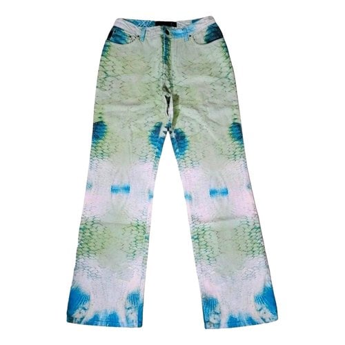 Pre-owned Roberto Cavalli Large Jeans In Multicolour