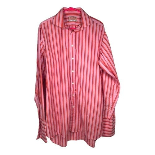 Pre-owned Thomas Pink Shirt In Pink