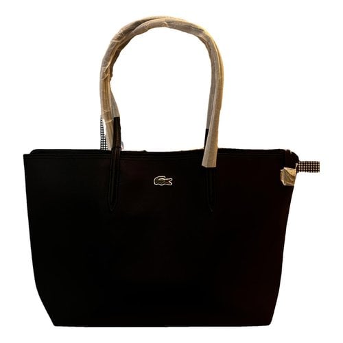 Pre-owned Lacoste Live Handbag In Black