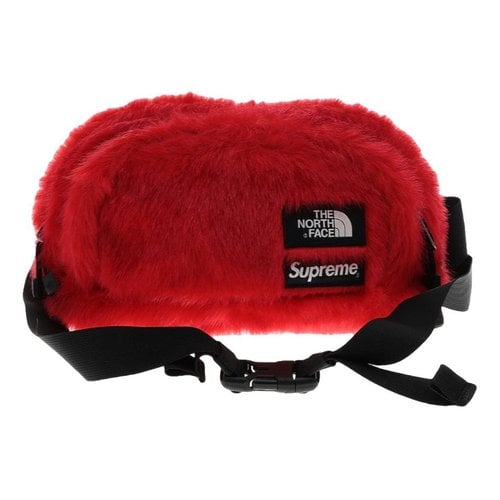 Pre-owned Supreme X The North Face Faux Fur Bag In Red
