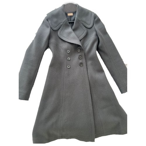 Pre-owned Alaïa Wool Coat In Grey