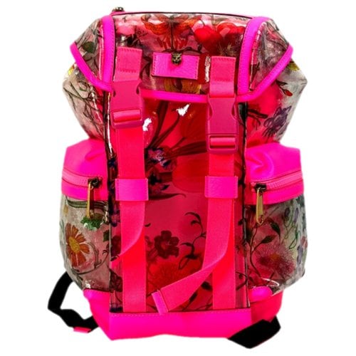 Pre-owned Gucci Backpack In Pink