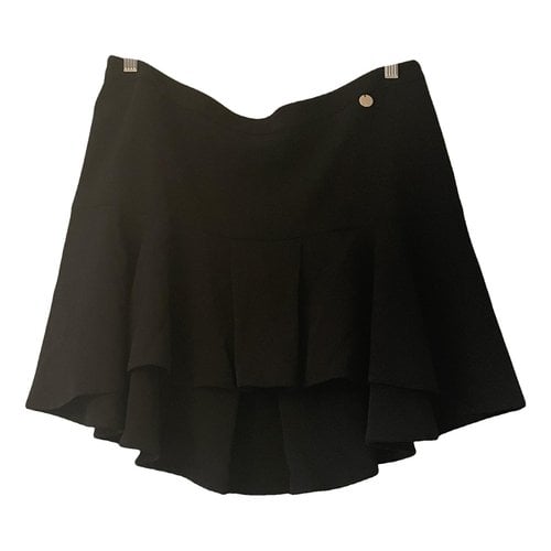 Pre-owned Mangano Mini Skirt In Black